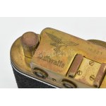Leica Luftwaffe fényképezőgép Zorkij replika. Jó állapotban, de a zár szorul bőr tokkal