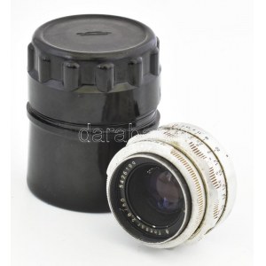 Carl Zeiss Jena Tessar 2.8/50 objektív, tartóban