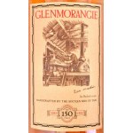 1993 The Glenmorangie Single Highland Malt Scotch Whisky 10 years old, kissé foltos díszdobozzal...