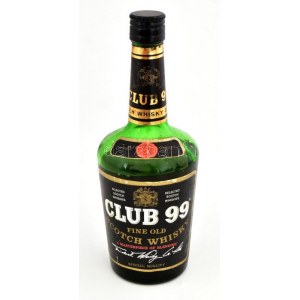 Club 99 skót whiskey, 0,7l, 43%, bontatlan de elpárolgott belőle