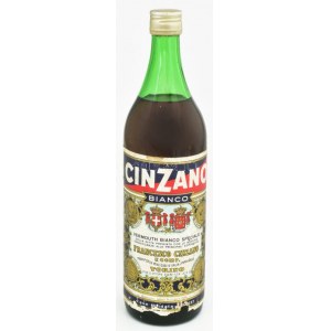 Retro Cinzano Bianco, bontatlan, 0,7l, 16%, kopott címkével