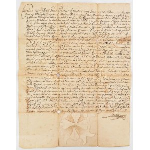 1723 Kolozsváron kiadott oklevél erdélyi, krasznai, kolozsvári birtokok ügyében császári papírfelzetes viaszpecséttel...