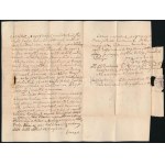 1845 Pigay Antal, Széchenyi Ferencz gróf titoknokának autográf levele Úry József későbbi 1848-as honvédnek, ügyvédnek...