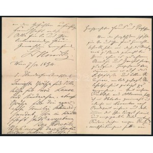 1894 Bécs, Horovitz Lipót (1838-1917...