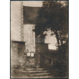 cca 1929 Spitzer László (?-?) hagyatékából 1 db vintage fotóművészeti alkotás, ezüst zselatinos fotópapíron...