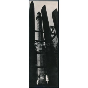 cca 1965 Barts Oszkár dunaújvárosi fotóriporter és fotóművész feliratozott, vintage alkotása...