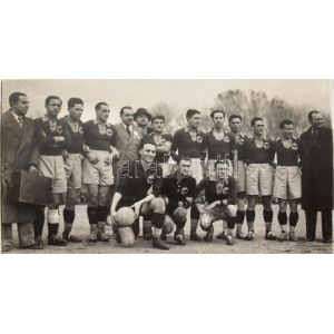 1934 A román labdarúgó válogatott tagjai a Balcaniada játékokon, ahol 3. helyezést értek el. Ciolac, Albu, Dobay...