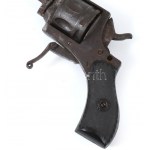 Antik Bulldog revolver, hatástalanított, tokkal / Antique Obsolete Calibre Plated ...