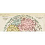 1720 Christopher Weigel (1654 - 1725): Orbis Terrarum Veteribus Cogniti Typus - Világtérkép. Színezett rézmetszet...