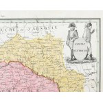 Empire D'Autriche. Az Osztrák Birodalom színezett rézmetszetű térképe. megj: 1812. M. Lapie...