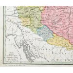 Empire D'Autriche. Az Osztrák Birodalom színezett rézmetszetű térképe. megj: 1812. M. Lapie...