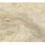 Österreich-Ungarn in 4 Blättern - Ausztria-Magyarország 4 térképlapot a színezett rotációs fametszet, Stielers Hand...