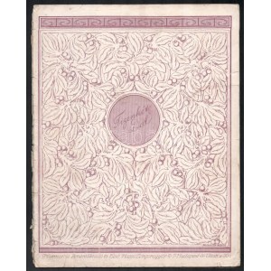 cca 1910-1920 Tizenkét Dal - kottafüzet, benne Ady Endre korai versmegzenésítése, szakadással