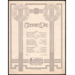 cca 1910-1920 Tizenkét Dal - kottafüzet, benne Ady Endre korai versmegzenésítése, szakadással