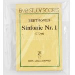Beethoven minikönyv és minibüszt: Darvas Gábor (szerk.): Beethoven Sinfonie Nr. 1 (C-Dur). Bp., 1983, Editio Musica...
