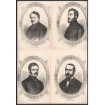 Országgyűlési emlékkönyv 1866. VI. füzet. Falk Miksa, Horváth Boldizsár, Jókai Mór, Kriza János, Pálffy Albert...