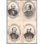 Országgyűlési emlékkönyv 1866. V. füzet. Falk Miksa, Horváth Boldizsár, Jókai Mór, Kriza János, Pálffy Albert...