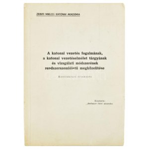 Seebauer Imre: A katonai vezetés fogalmának...