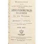 Kunits [Mihály], Michael v(on): Bemerkungen über die vom Herrn Wilhelm Schwab zu Pesth neu erfundene Absonderungs...