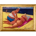 Jacek Pałucha, Na plaży, 2000