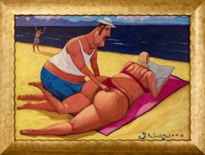 Jacek Pałucha, Na plaży, 2000