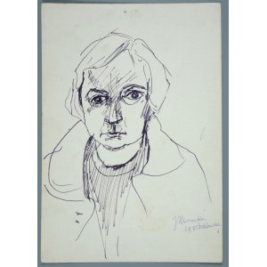 Janina Muszanka-Łakomska (1920-1982), Autoportret, 1982