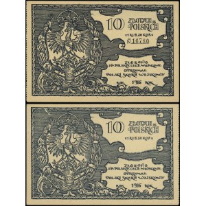 Polen, 10 Zloty = 1 Rubel 50 Kopeken, 1916