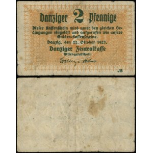 Poland, 2 fenigs, 22.10.1923