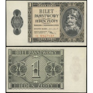 Polska, 1 złoty, 1.10.1938