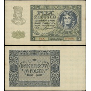 Poľsko, 5 zlotých, 1.03.1940