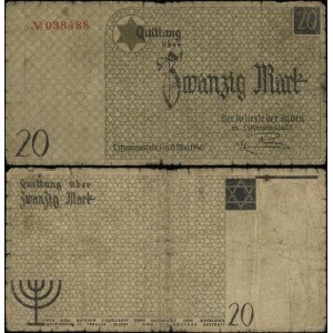 Pologne, 20 marks, 15.05.1940
