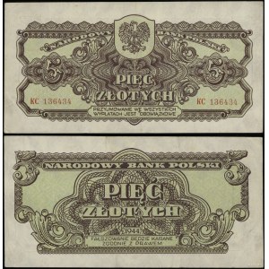 Polska, 5 złotych, 1944