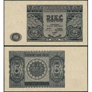 Polska, 5 złotych, 15.05.1946
