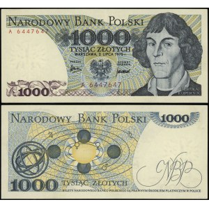 Polska, 1.000 złotych, 2.07.1975