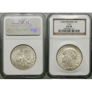 Polska, 10 złotych, 1933, Warszawa