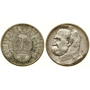 Poľsko, 5 zlotých, 1934 S, Varšava