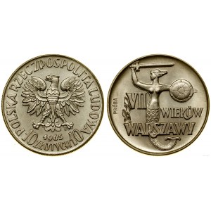 Polska, 10 złotych, 1965, Warszawa