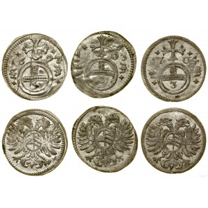 Silesia, set of 3 x greszel, Opole