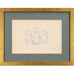 Jerzy Nowosielski (1923-2011), Temple designs - double-sided work