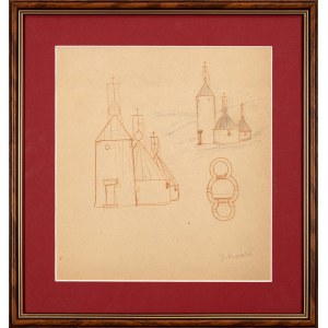 Jerzy Nowosielski (1923-2011), Skizzen einer orthodoxen Kirche