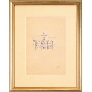 Jerzy Nowosielski (1923-2011), Sketch of an iconostasis