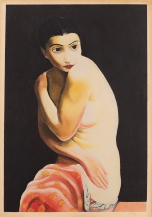 Mojżesz (Moise) Kisling (1891 Kraków - 1953 Paryż), Kiki de Montparnasse (Nu Assis)