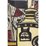 Fernand Léger (1881 Argentan - 1955 Gif-sur-Yvette), Martwa natura z samowarem, 1952