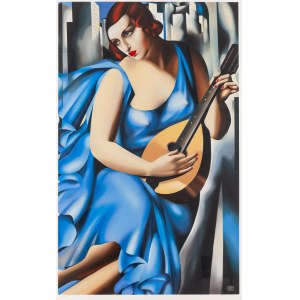 Tamara Lempicka (1894 Moskva - 1980 Cuernavaca, Mexiko), La Musicienne, 1996