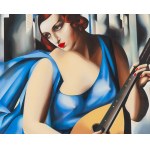 Tamara Lempicka (1894 Moskva - 1980 Cuernavaca, Mexiko), La Musicienne, 1996