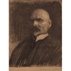 Leon Wyczółkowski (1852 Huta Miastkowska - 1936 Varšava), Autoportrét, 1910