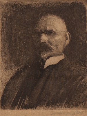 Leon Wyczółkowski (1852 Huta Miastkowska - 1936 Warszawa), Autoportret, 1910