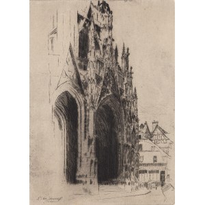 Józef Pankiewicz (1866 Lublin - 1940 La Ciotat, Francie), Portál katedrály v Rouenu, 1904