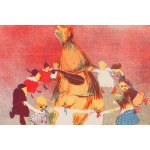 Stanisław Kuczborski (1881 Warsaw - 1911 Warsaw), Dance of the Chooch from Stanisław Wyspiański's play The Wedding, 1904