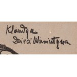 Karol Frycz (1877 Cieszkowy - 1963 Kraków), Stanisława Wysocka als Klaudia in dem Stück Die Kinder von Wanjaschin, 1904